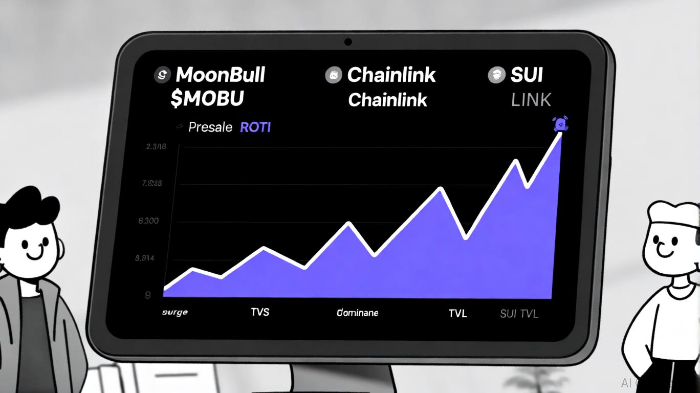MoonBull在加密货币市场中的增长潜力:与Chainlink和SUI的比较分析